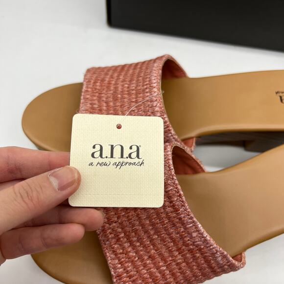 a.n.a Womens Robinson Heeled Sandals Terracotta Pink Size 10M - Picture 9 of 12